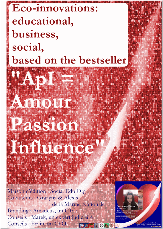 Order! the bestseller Api ai = Amour & Passion & Influence by SEO = Social Edu Org